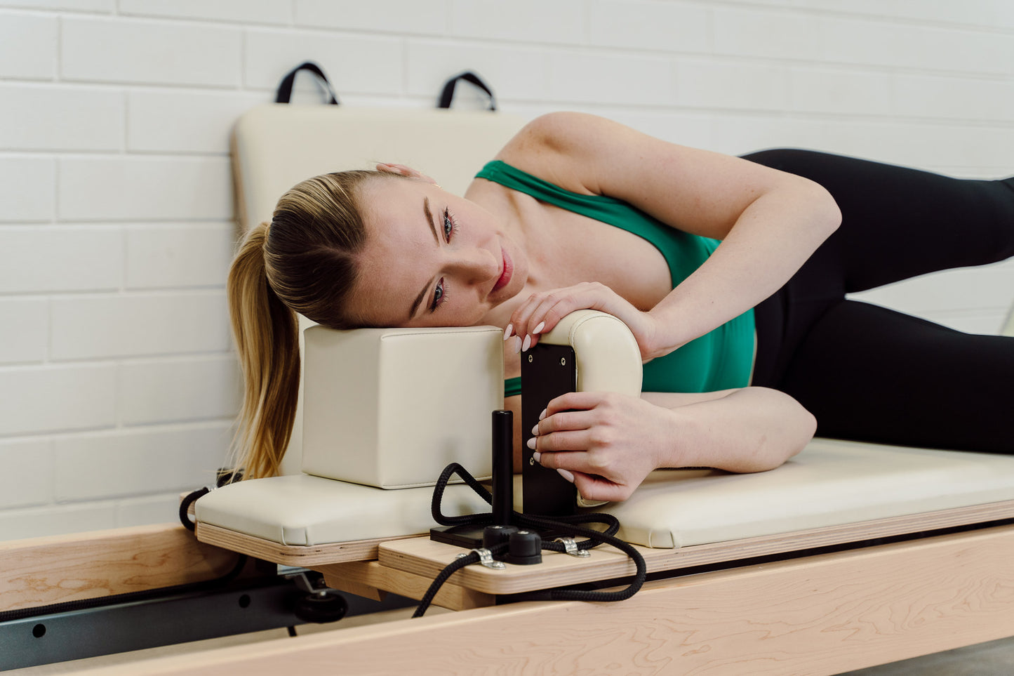 Reformer Head Cushion Square- Black