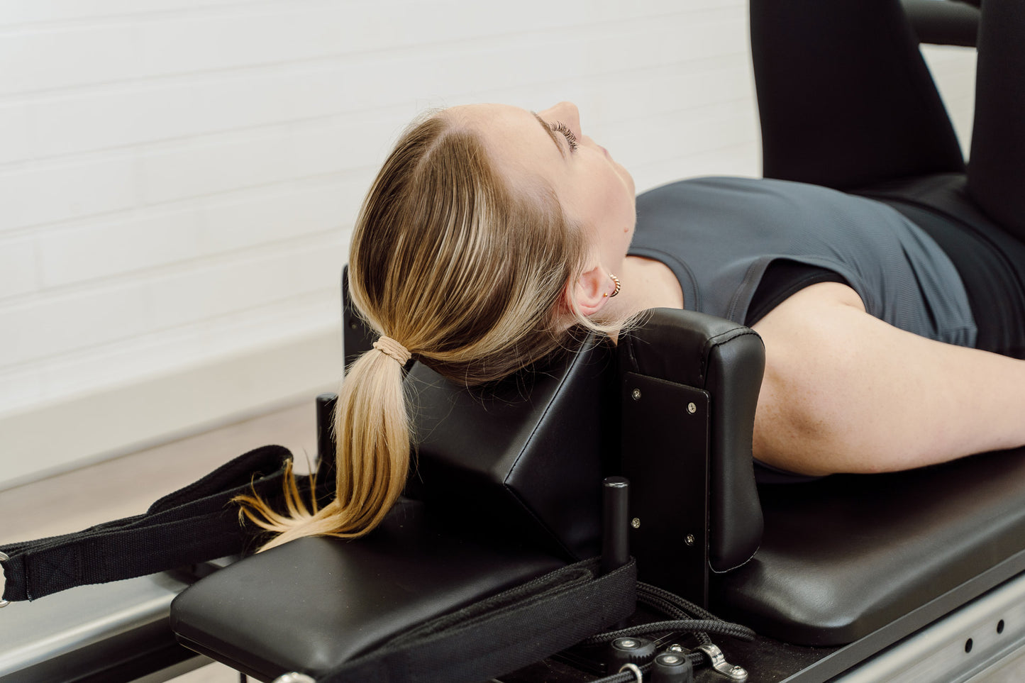 Reformer Head Cushion Square- Black